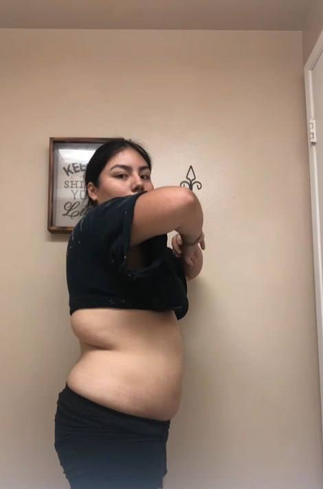 Sara before, feeling stuck